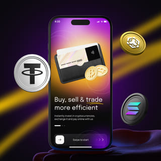 Bright Yieldenance trading platform displayed on a mobile device